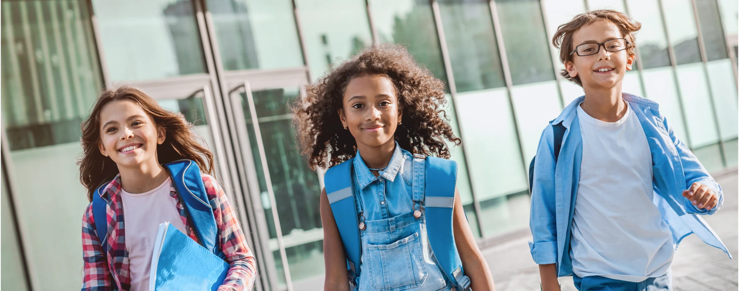 Students walking together and laughing